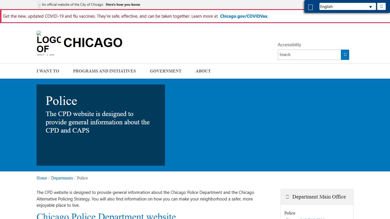 City of Chicago :: Police